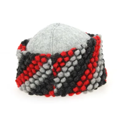 Toque Femme Victoria Laine Grise - Traclet Reference : 11441 | Chapellerie Traclet