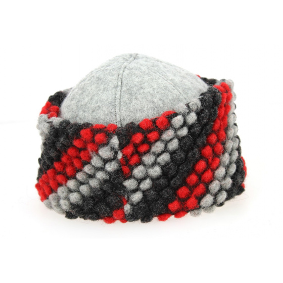 Women's Victoria Gray Wool Toque - Traclet
