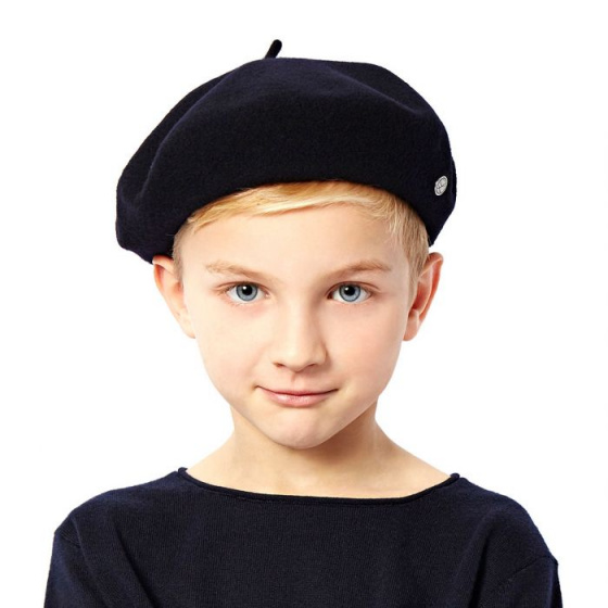 Children's Grey Petit Basque Beret - Heritage by Laulhère