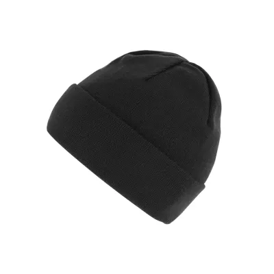 Bonnet Coton Bavière Avec Revers Noir- Traclet Reference : 11451 | Chapellerie Traclet