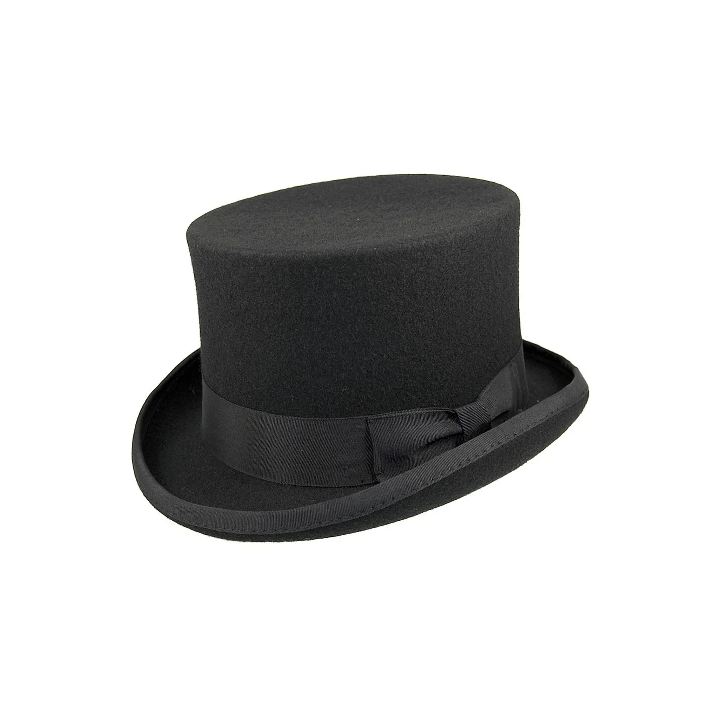 Black Wool Felt Top Hat - Guerra Reference: 11463 | Traclet Hat Shop