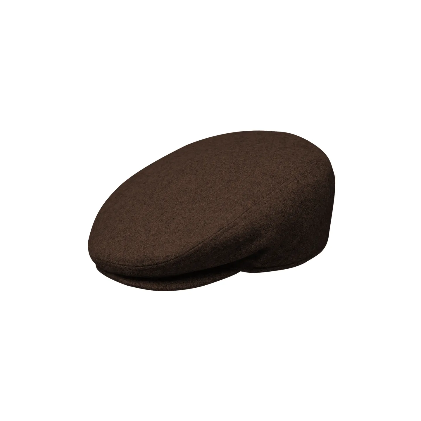 brown cap - plain brown flat kent beret - men's cap Reference: 7197 | Traclet Hat Shop