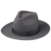 chapeau bogarte feutre poil gris Reference : 2160 | Chapellerie Traclet