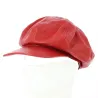 Casquette Gavroche cuir Montagny Rouge - Aussie Apparel Reference : 11469 | Chapellerie Traclet