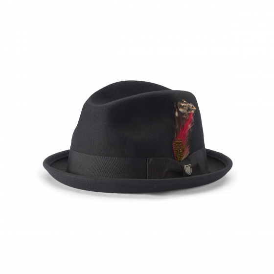 Chapeau Trilby Gain Noir - Brixton