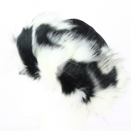 copy of Toque cuir marron et fourrure