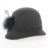 chapeau cloche en feutre Reference : 2435 | Chapellerie Traclet