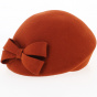 Cinnamon Wool Formed Beret - Traclet