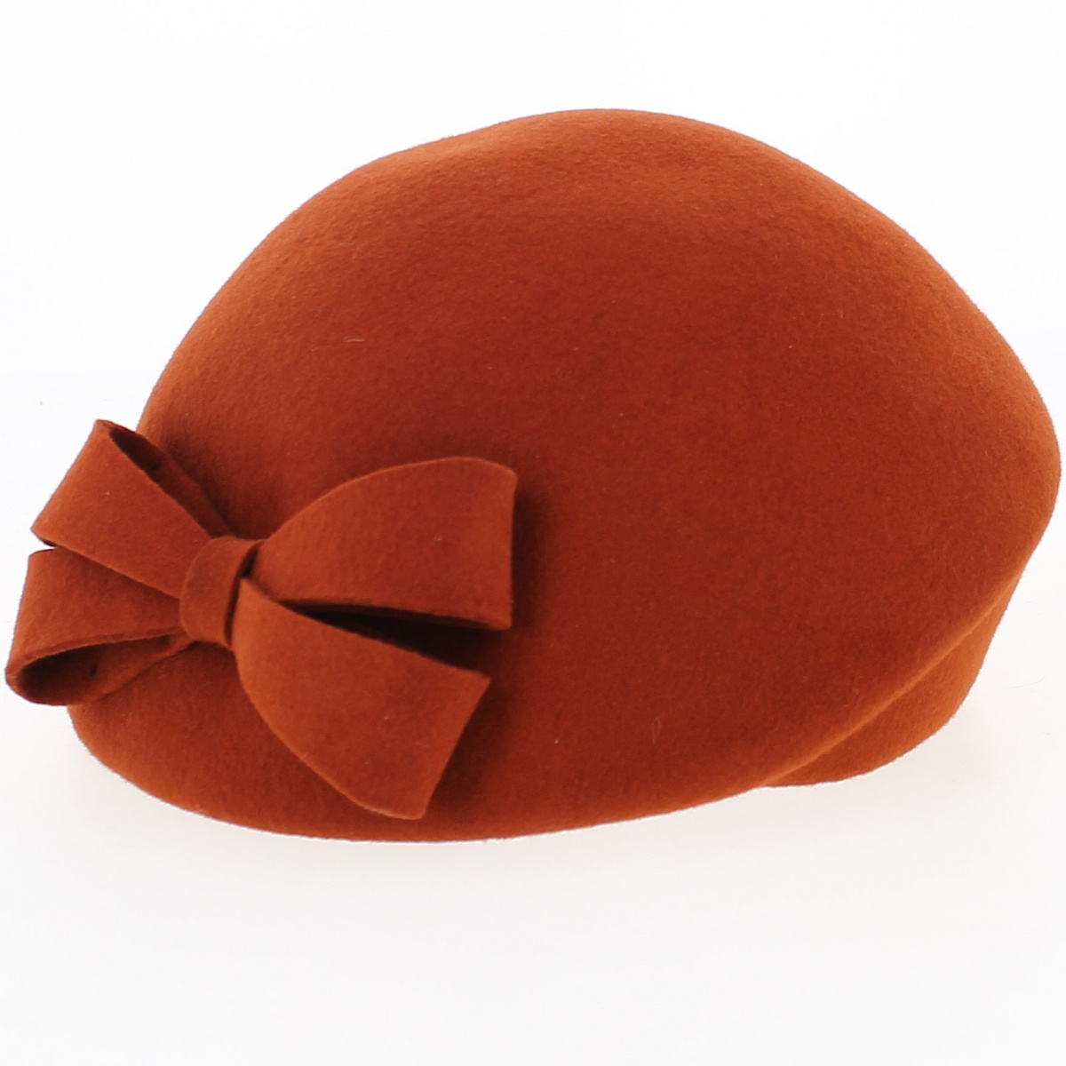 Shaped Beret Cinnamon Wool - Traclet Reference : 11475 | Chapellerie ...