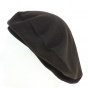 Brown Cotton Summer Beret - Traclet