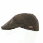 Wicklow flat cap Herrinbone Tweed Brown - Traclet