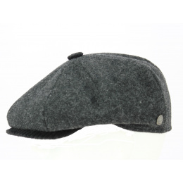 Frank mottled grey Irish cap - TRACLET