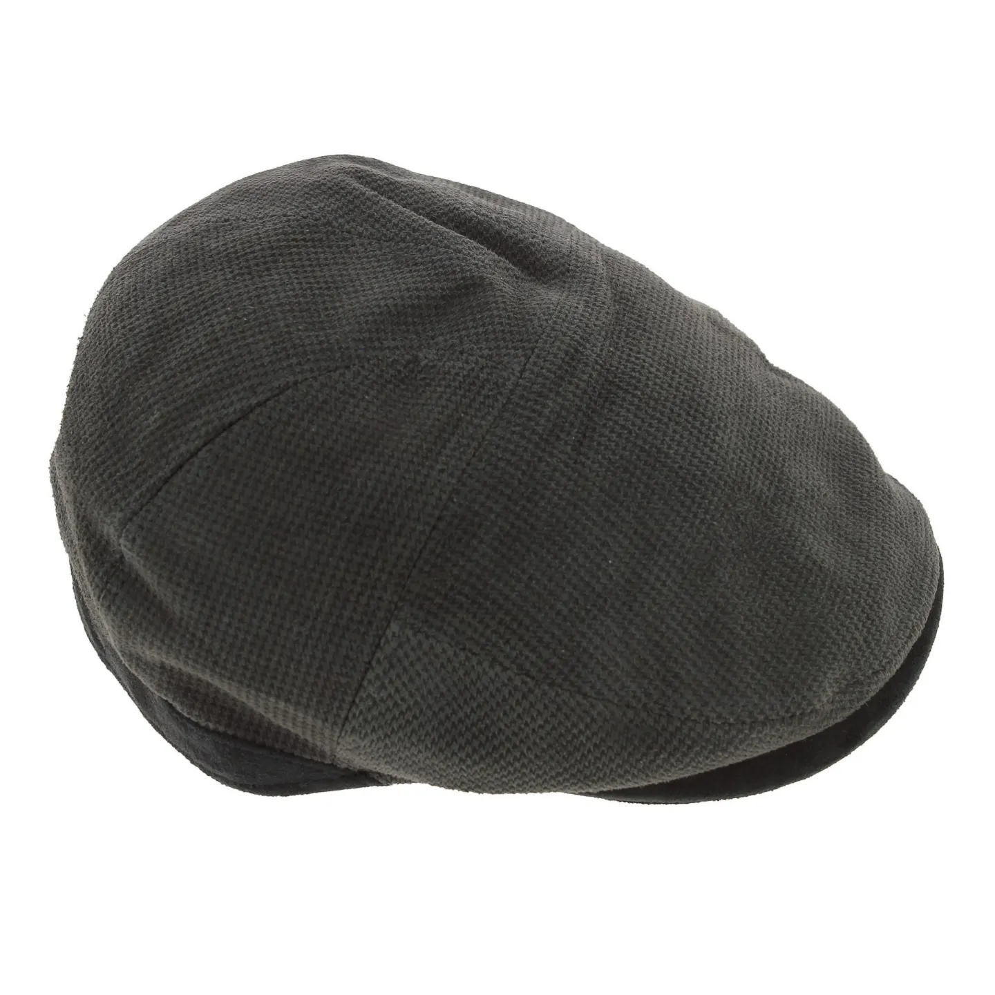 Princeton Flat Cap Anthracite Leather - Aussie Apparel Reference: 11482 | Traclet Hat Shop