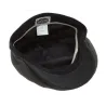Casquette Plate Princeton Cuir Anthracite - Aussie Apparel Reference : 11482 | Chapellerie Traclet
