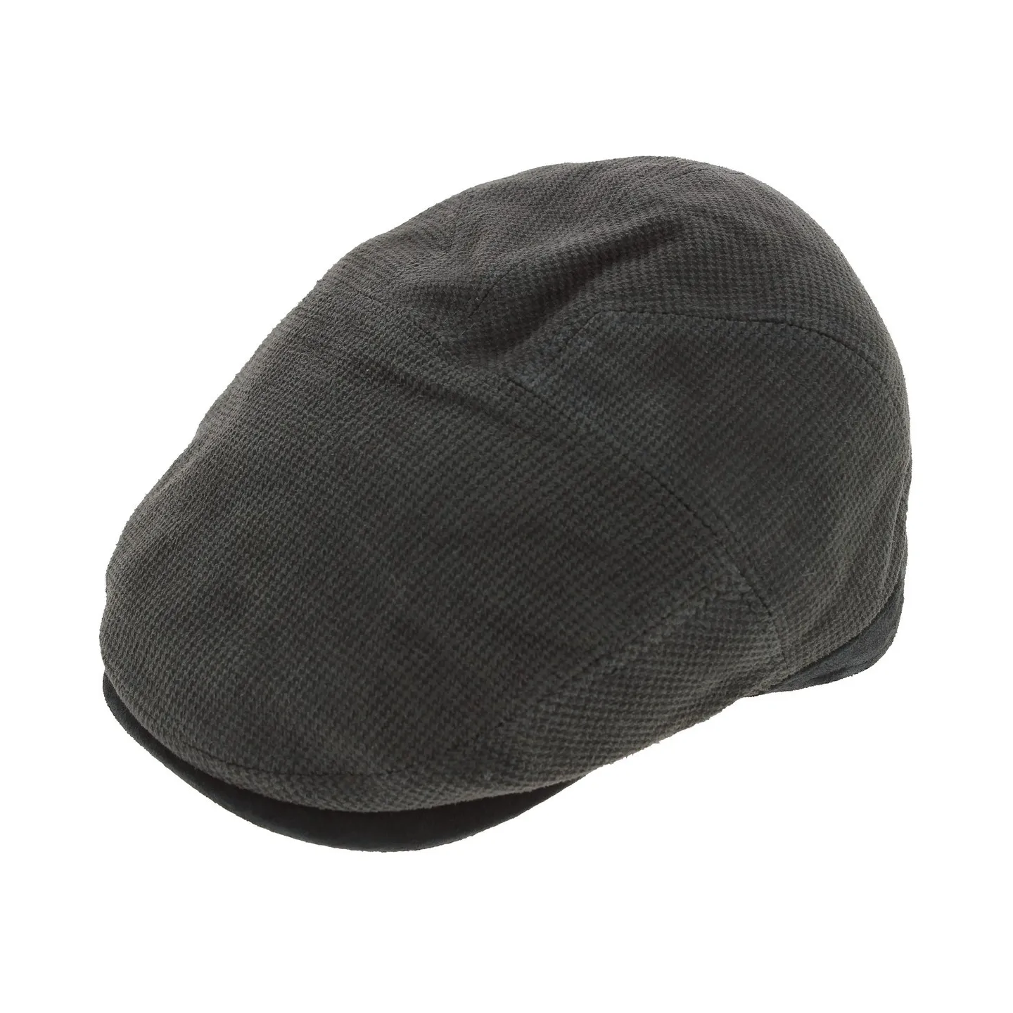 Princeton Flat Cap Anthracite Leather - Aussie Apparel Reference: 11482 | Traclet Hat Shop