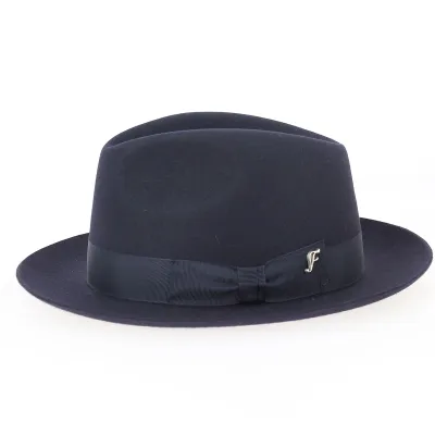 Chapeau fedora  Bogarte Marine - Flechet Reference : 11486 | Chapellerie Traclet