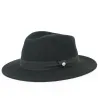 Bari Fedora Black Wool Felt Hat - Traclet Reference: 8443 | Traclet Hat Shop