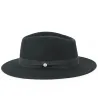 Bari Fedora Black Wool Felt Hat - Traclet Reference: 8443 | Traclet Hat Shop