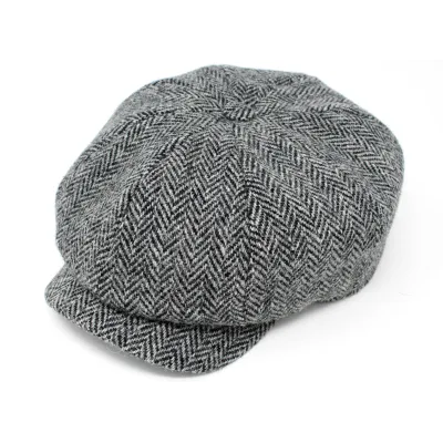 Casquette Irlandaise Dundalk Laine Grise- Hanna Hats