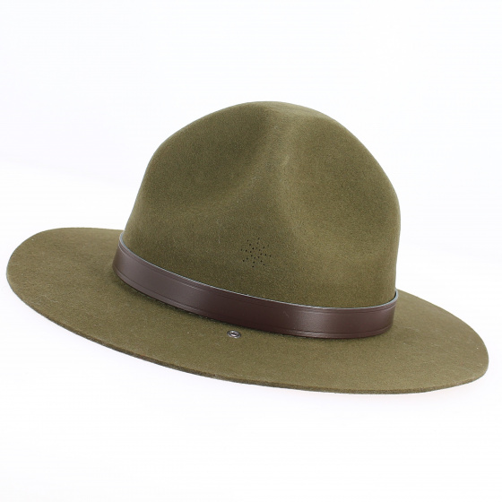 Olive Wool Felt Scout Hat - Guerra 1855 Olive Wool Felt Scout Hat - Guerra 1855
