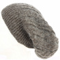 Long Florence Beanie Taupe - Traclet
