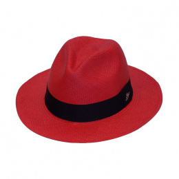 Chapeau Panama Rouge