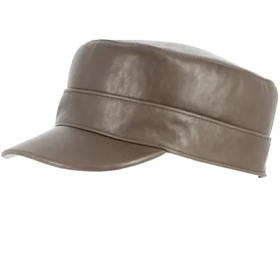 Casquette Cubaine Cuir Noire Booster- Traclet Reference : 10976 | Chapellerie Traclet