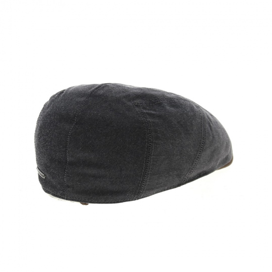 Ohio Waxed Grey Duck Bill Cap - Stetson