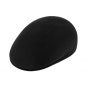 Traclet wool black Ascot domed cap