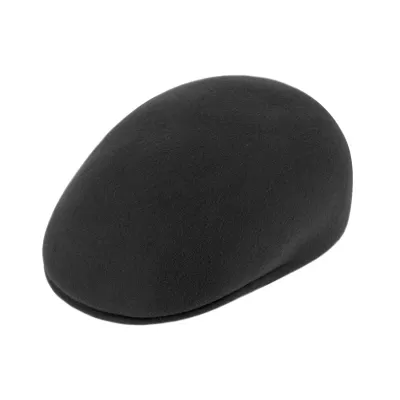Traclet Anthracite Wool Domed Ascot Cap Reference: 7817 | Traclet Hat Shop