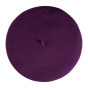 Plum Wool Paris Beret - Heritage by Laulhère