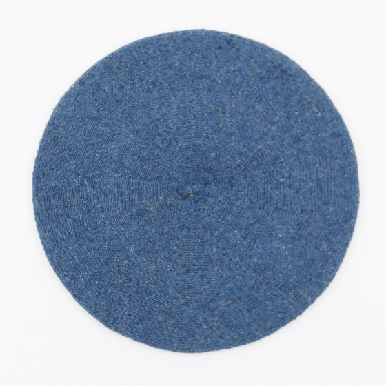 Summer Beret Horizon Blue Cotton Silk & Linen - Le Béret Français