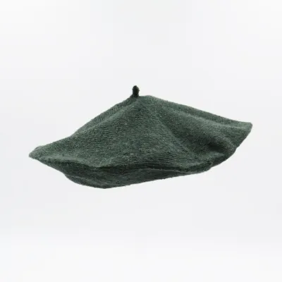 Béret Été Vert Coton Soie & Lin - Le Béret Français