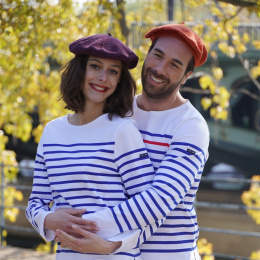 Orange Summer Beret Cotton Silk & Linen - Le Béret Français