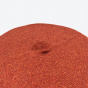 Orange Summer Beret Cotton Silk & Linen - Le Béret Français