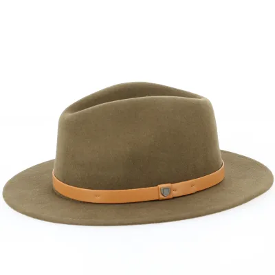 Chapeau Fedora Messer Feutre Laine serpent - Brixton Reference : 11528 | Chapellerie Traclet