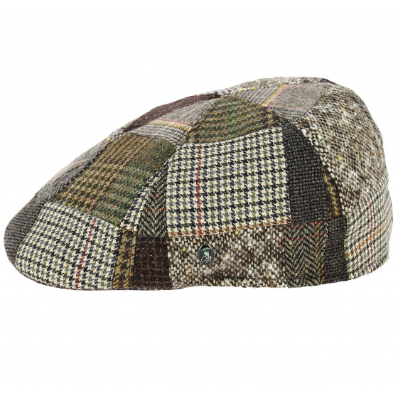 Rounded Fashion Virgin Wool Patchwork Cap - City Sport