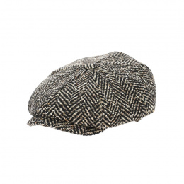 Urban 8-Panel Herringbone Brown Cap - Traclet