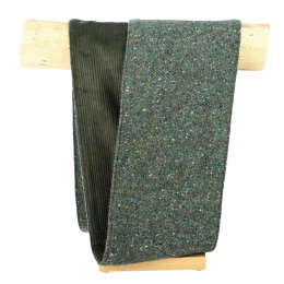 Jerome Green Flecked Donegal Wool Scarf - Hanna Hats