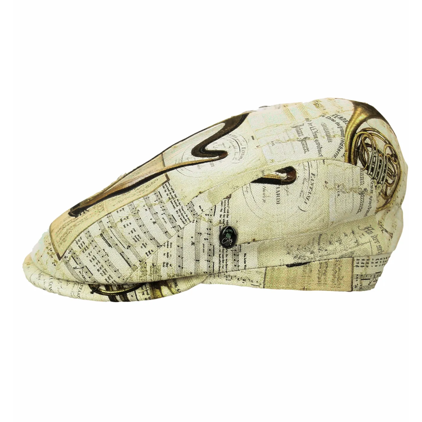 Casquette Bombée Bombée Stripe Musique Coton - City Sport Reference : 11544 | Chapellerie Traclet