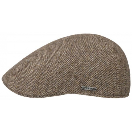 Casquette Bec de Canard Palmerston Laine Marron - Stetson Casquette Bec de Canard Palmerston Laine Marron - Stetson