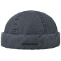 Unwashed Docker Beanie Organic Cotton Navy - Stetson
