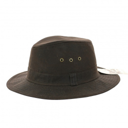 Brown Sologne Waxed Cotton Hat