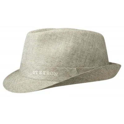 Chapeau Osceola Trilby en lin Beige- Stetson Reference : 9168 | Chapellerie Traclet
