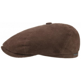 Casquette Brooklin Corduroy Coton Marron - Stetson