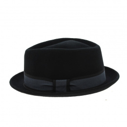 Chapeau Porkpie Impéria noir - Traclet