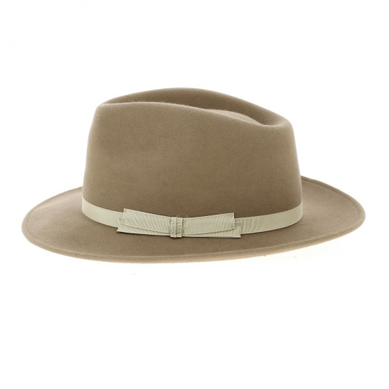 Chapeau Fedora Le Seduisant Feutre poil beige - Traclet Chapeau Fedora Le Seduisant Feutre poil beige - Traclet
