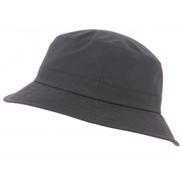Brown Striped Waxed Cotton Bucket Hat - City Sport
