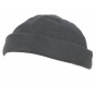 Black Linen Docker Cooper Beanie - MTM