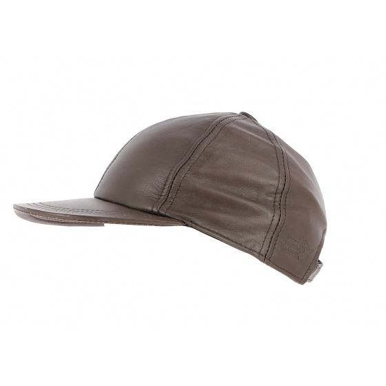 Tasmania Leather Baseball Cap - Aussie Apparel